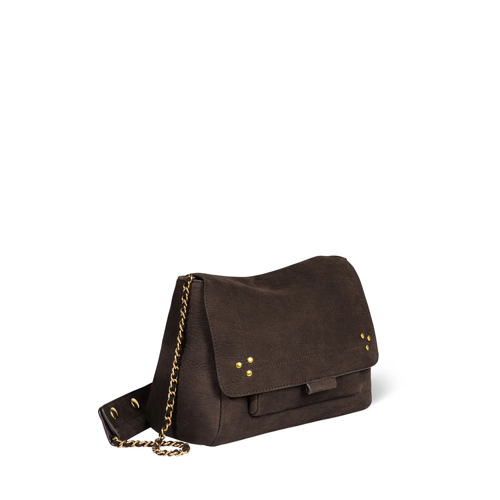 Sac Jérôme Dreyfuss Lulu M Croco Moka | Podiums Nancy