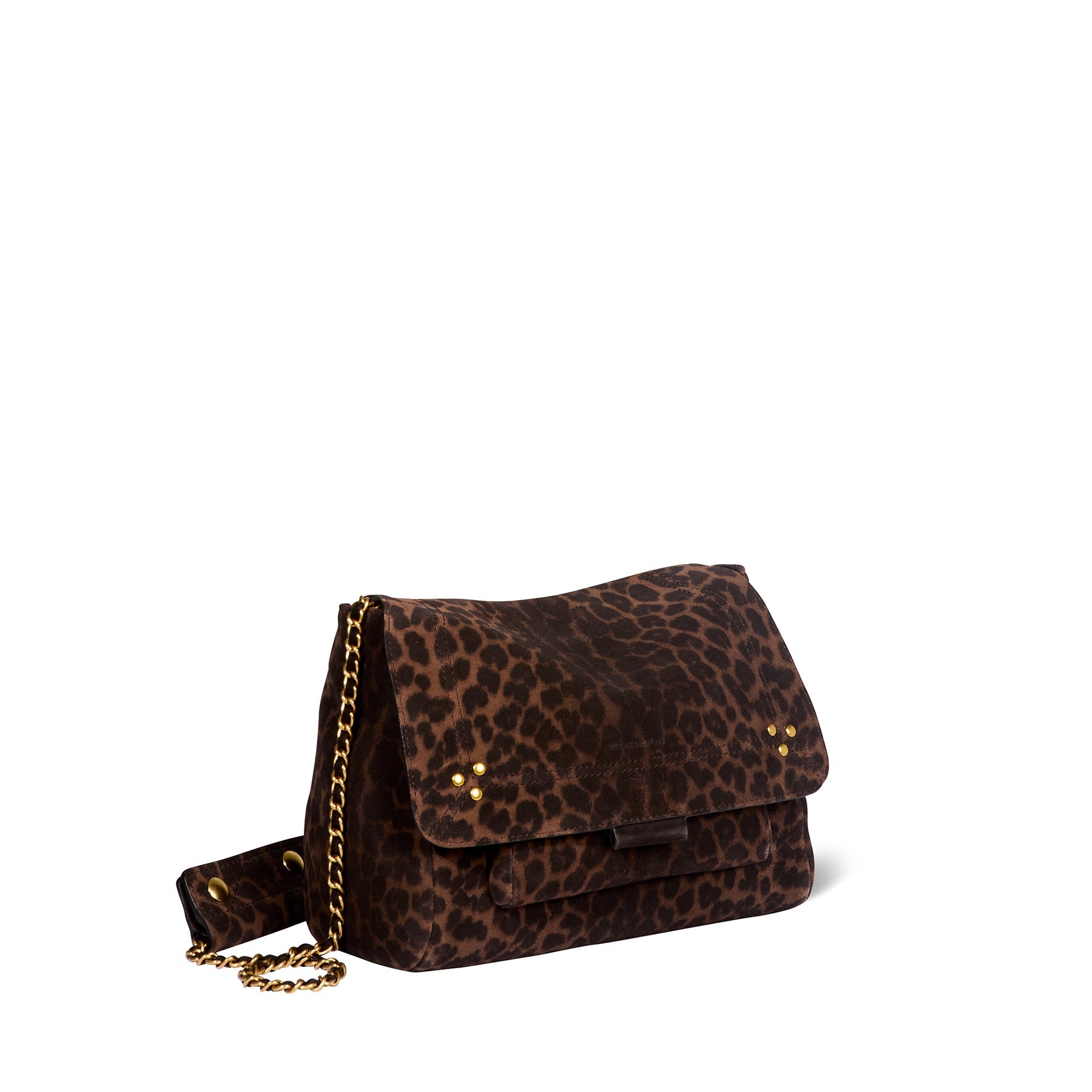 Sac à main Jérôme Dreyfuss Lulu M Léopard Naturel | Podiums Nancy