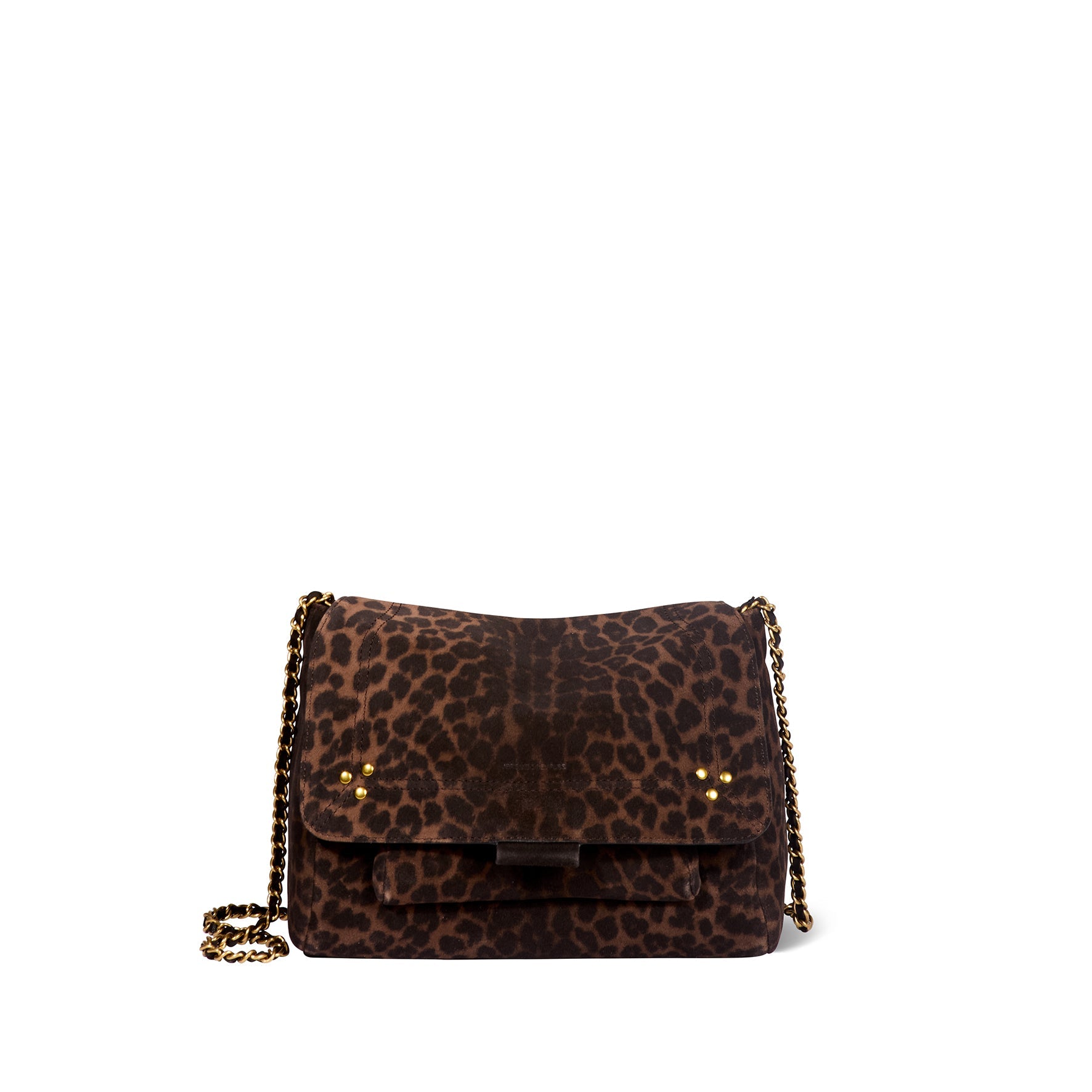 Sac à main Jérôme Dreyfuss Lulu M Léopard Naturel | Podiums Nancy