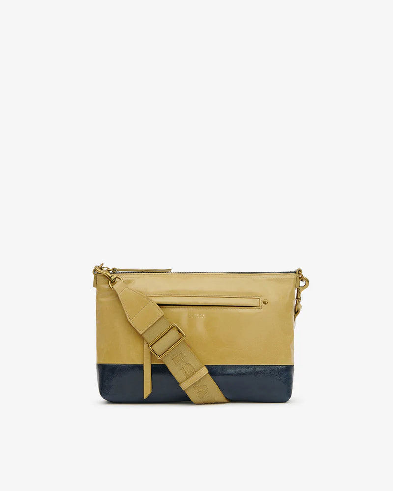 Sac à bandoulière Isabel Marant Nessah Beige/Marine | Podiums Nancy