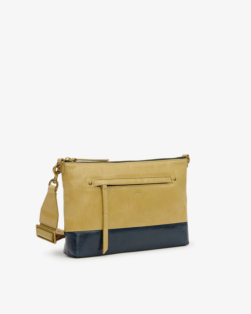 Sac à bandoulière Isabel Marant Nessah Beige/Marine | Podiums Nancy