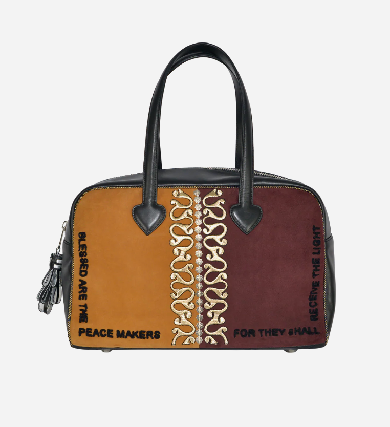 Sac à main Moniki Blake Kaki/Camel | Podiums Nancy