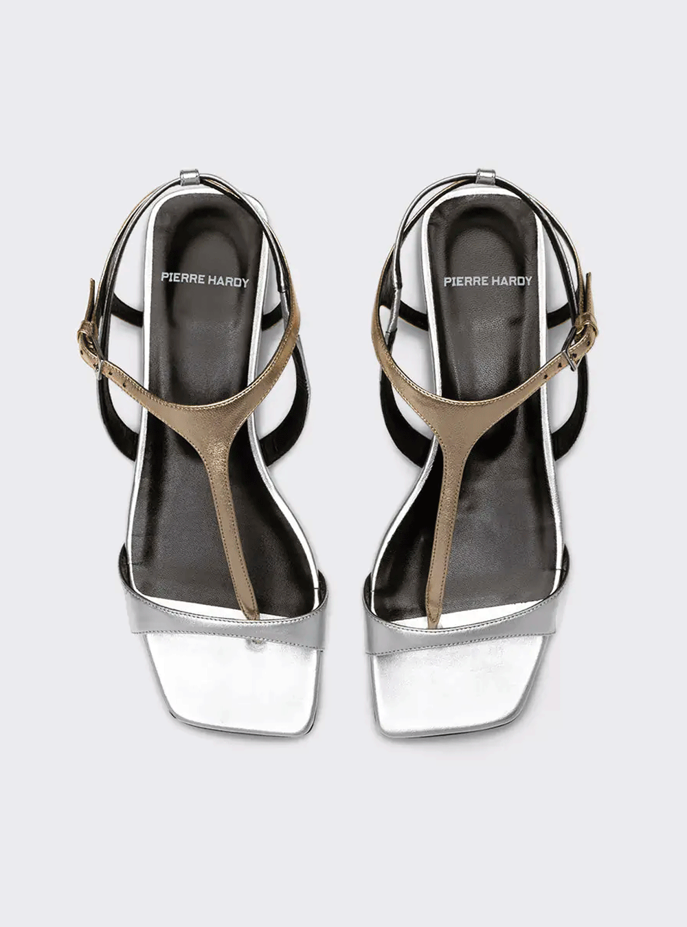 Sandales Pierre Hardy Rio Silver Champagne - PODIUMS NANCY