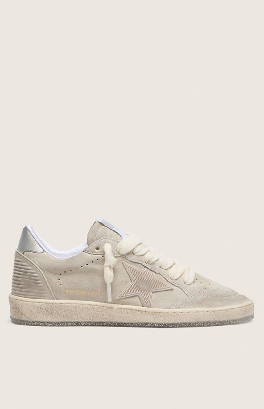 Sneakers Golden Goose Ballstar Grey Silver - PODIUMS NANCY