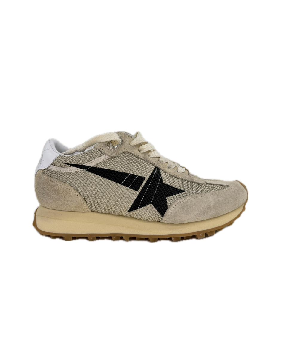 beige and black running marathon