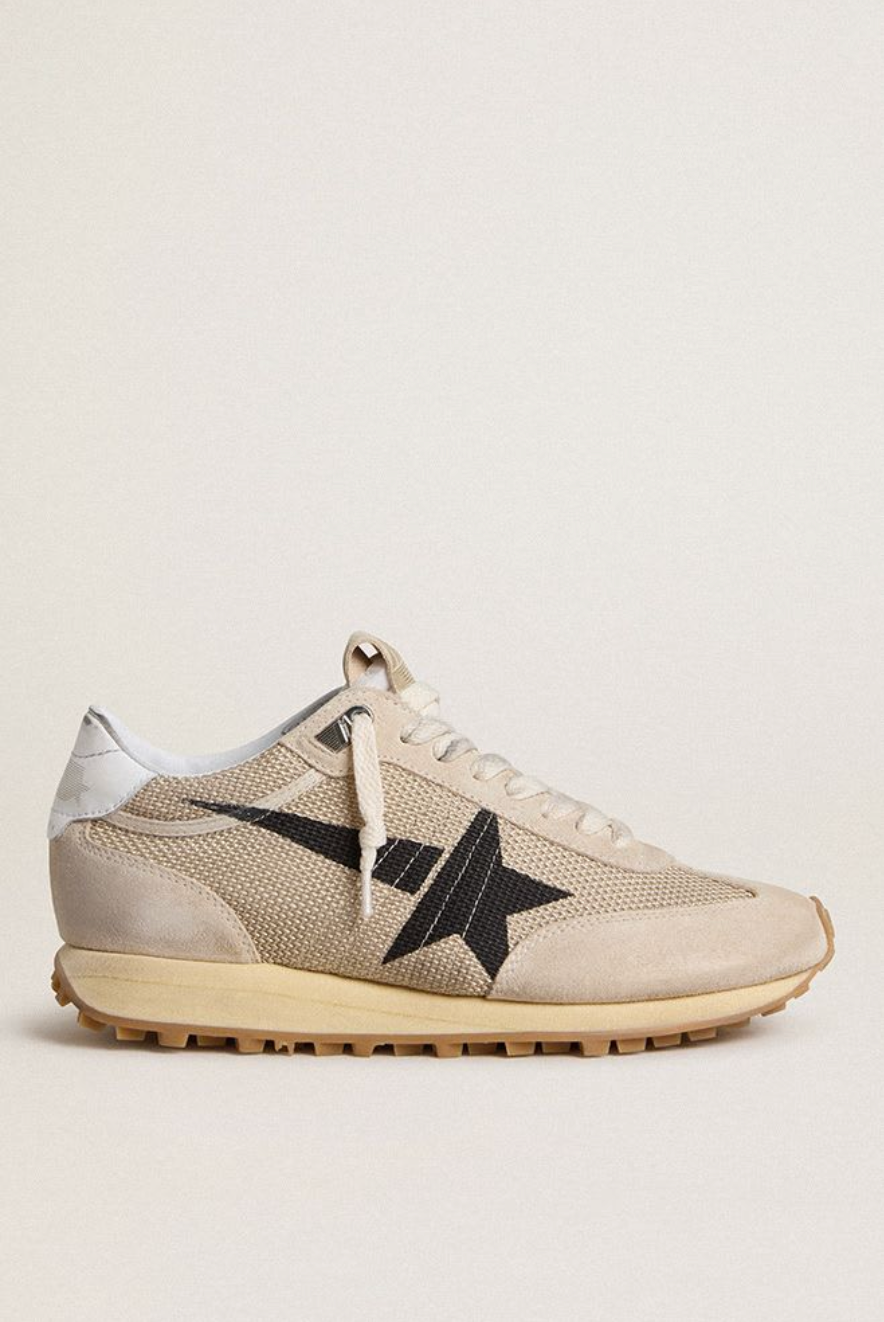 Sneakers Golden Goose Running Marathon Beige Black - PODIUMS NANCY