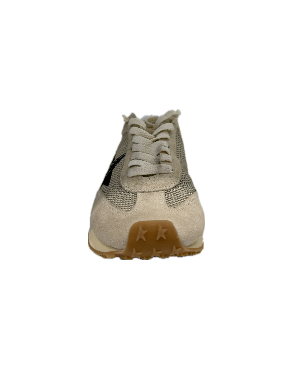 beige and black running marathon