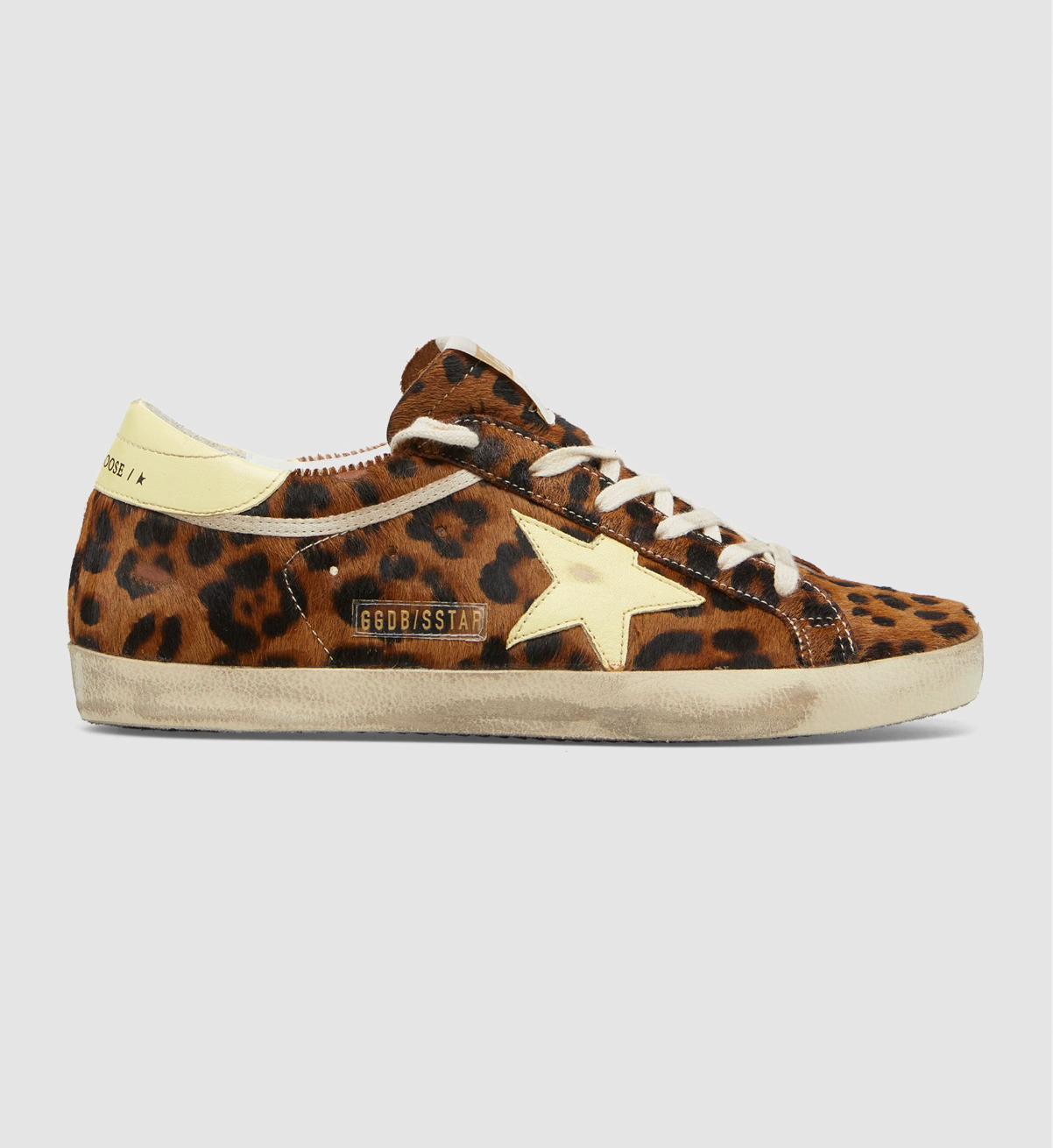 Sneakers Golden Goose Super Star Horsy Leopard Pale