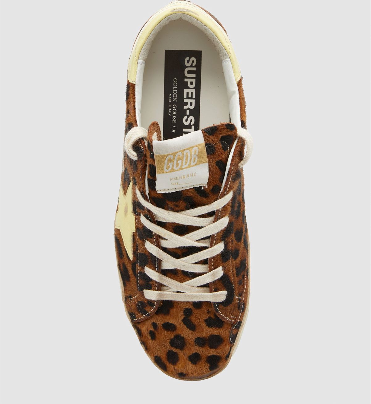 Sneakers Golden Goose Super Star Horsy Leopard Pale