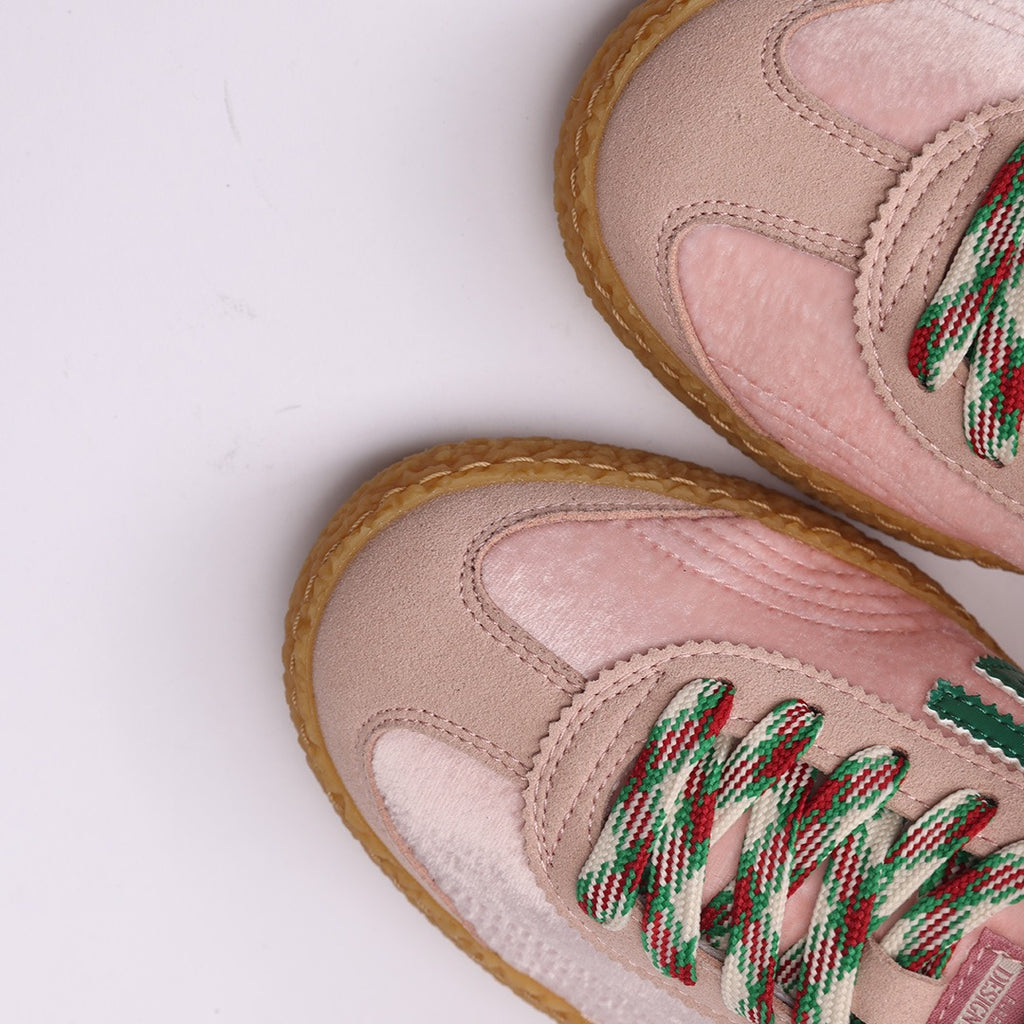 Sneakers Conch Shell Rose/Vert | Podiums Nancy