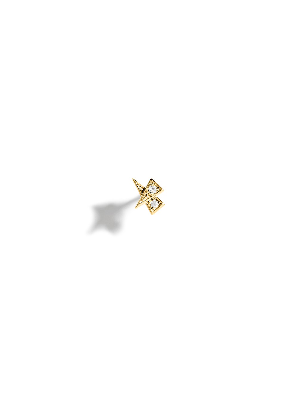 Boucle d'oreille Statement Rockaway Star Or jaune & Diamants