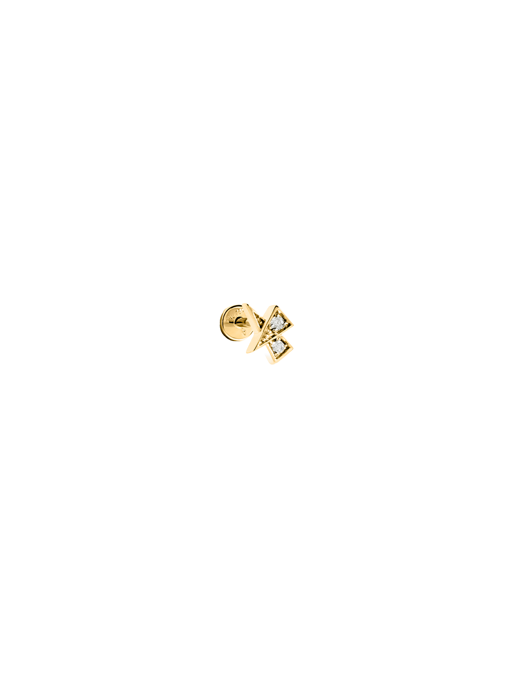 Boucle d'oreille Statement Rockaway Star Or jaune & Diamants