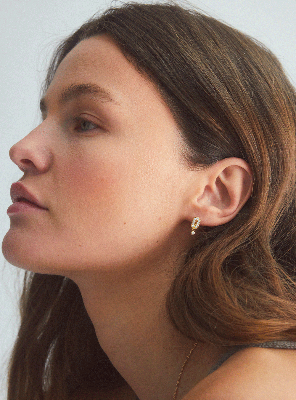 Boucle d'oreilles Statement Mini My Way Or Jaune & Diamants