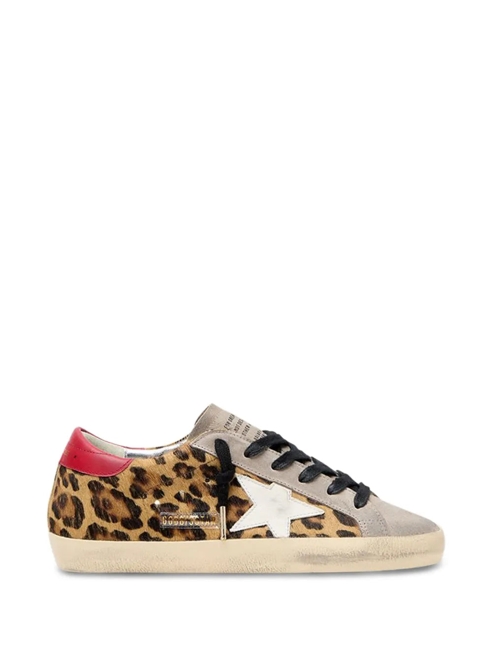 Sneakers Golden Goose Super Star Leopard White Red - PODIUMS NANCY