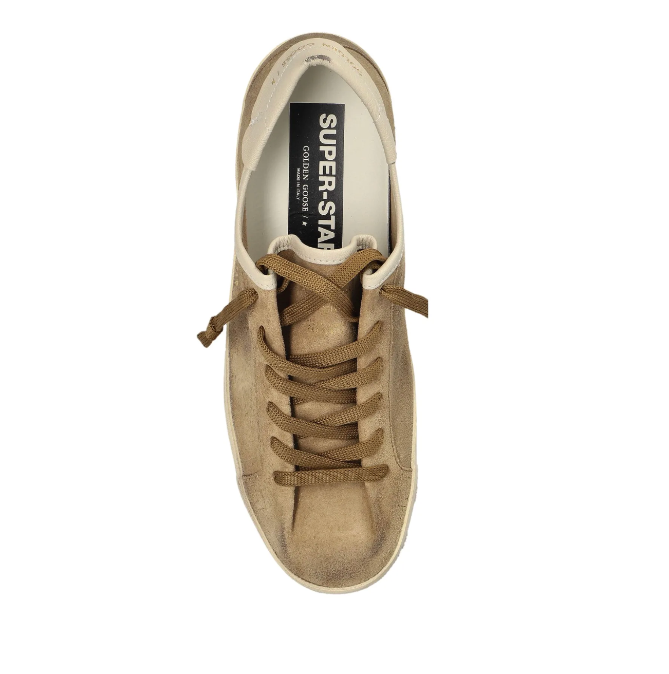 Sneakers Golden Goose Super Star Suede Tabacco Cream