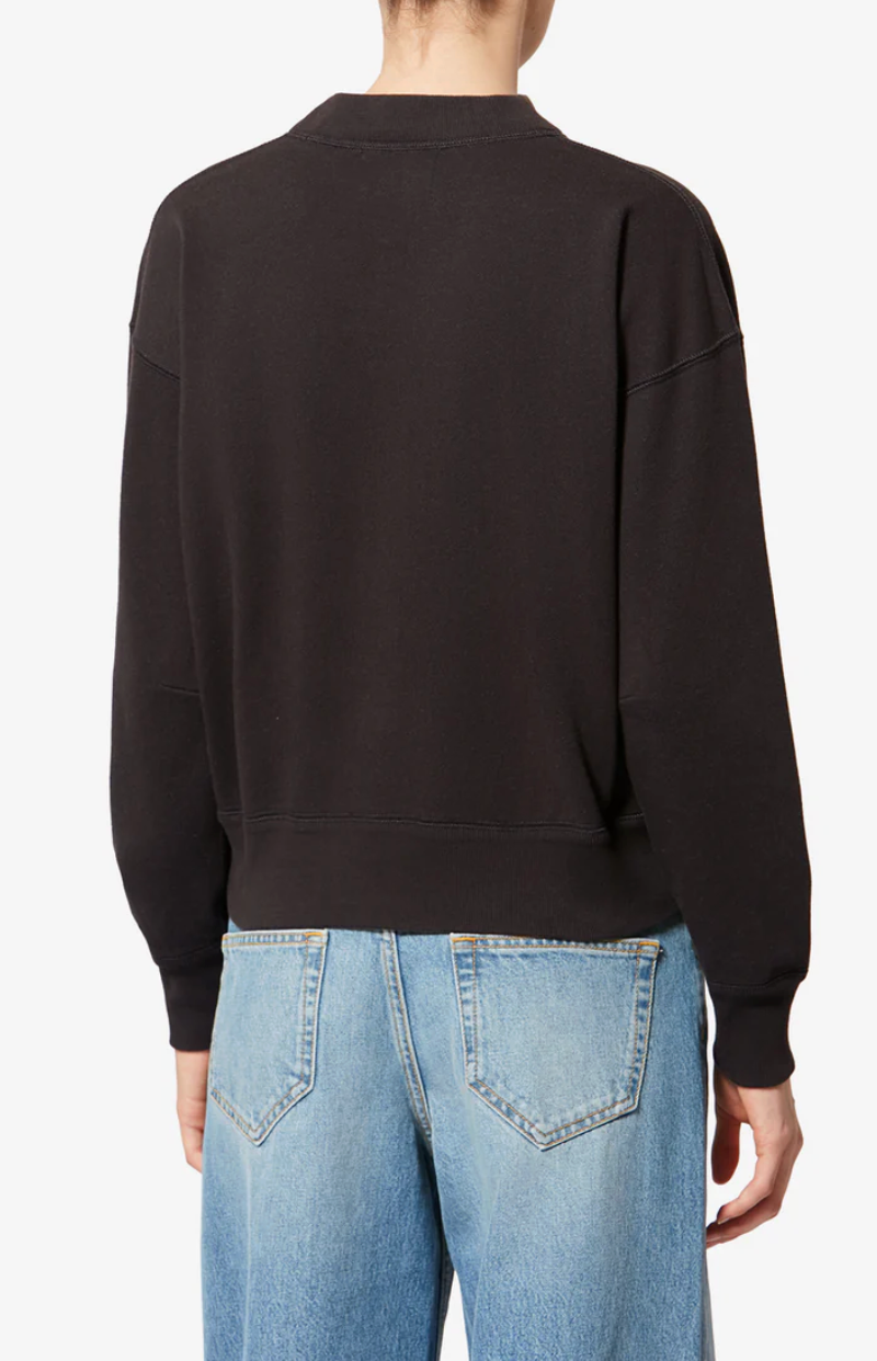 Sweat Marant Étoile Moby Faded Black
