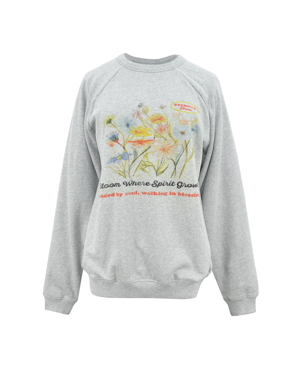 Sweat-Shirt Monoki Eternal Bloom Gris
