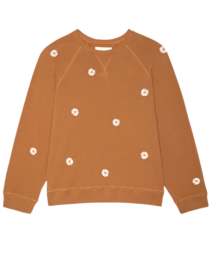 Sweatshirt TheGreat. Slouch Suntan | Podiums Nancy