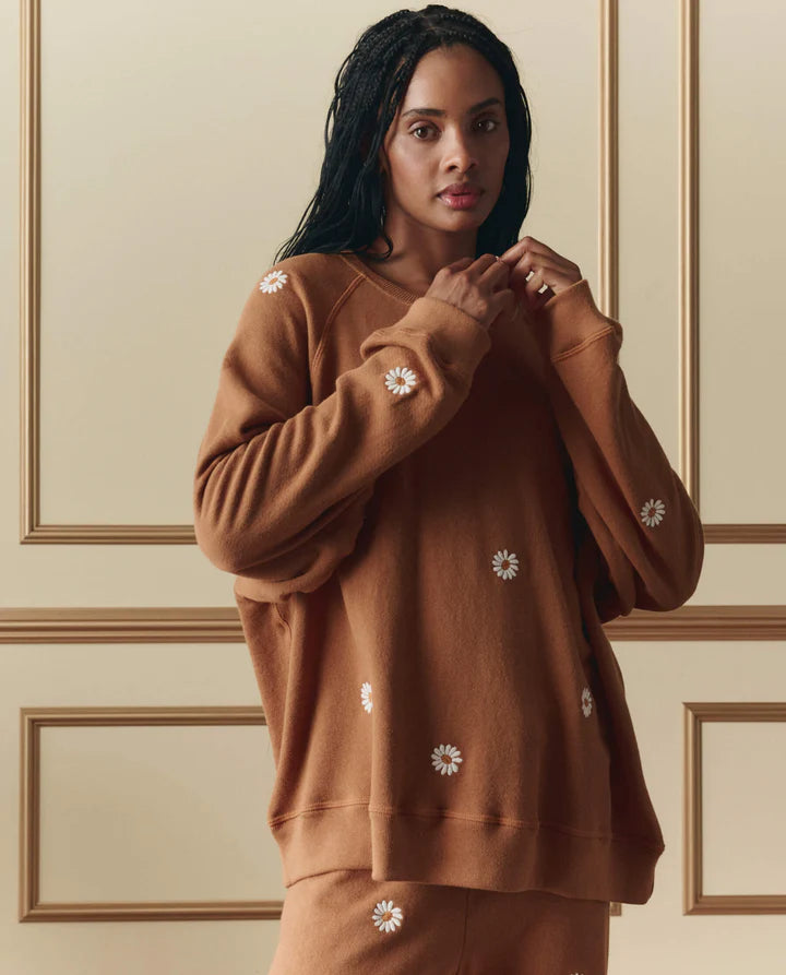 Sweatshirt TheGreat. Slouch Suntan | Podiums Nancy