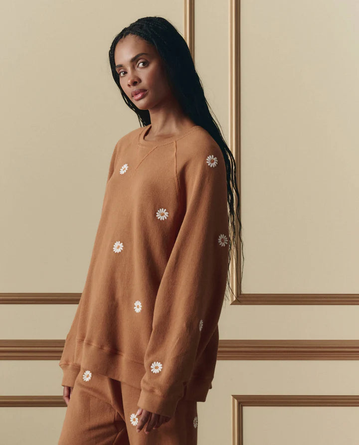 Sweatshirt TheGreat. Slouch Suntan | Podiums Nancy