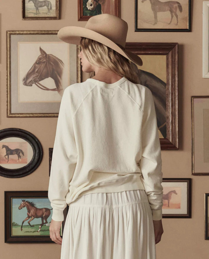 Sweat TheGreat. Stetson Graphic Washed Blanc | Podiums Nancy