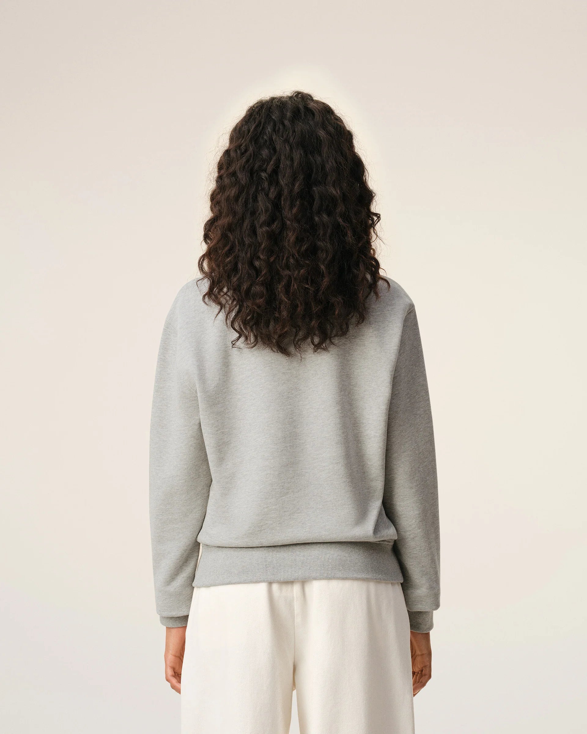 Ami Paris Crewneck Classic Fit Gris Cendré