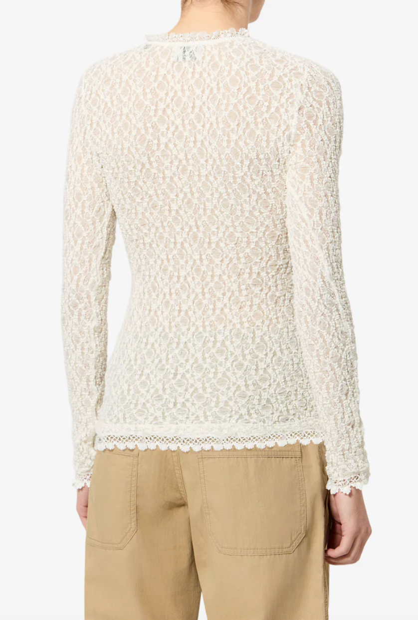 Top Isabel Marant Brany White