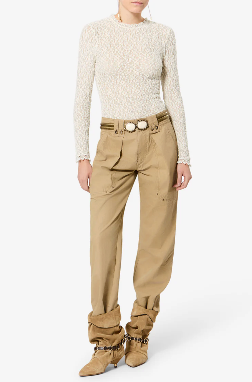 Top Isabel Marant Brany White