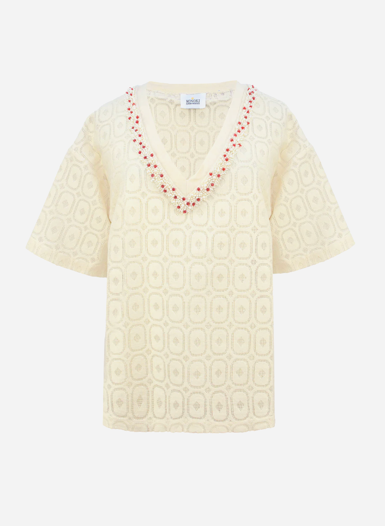 T-shirt Monoki Tanger Off White | Podiums Nancy