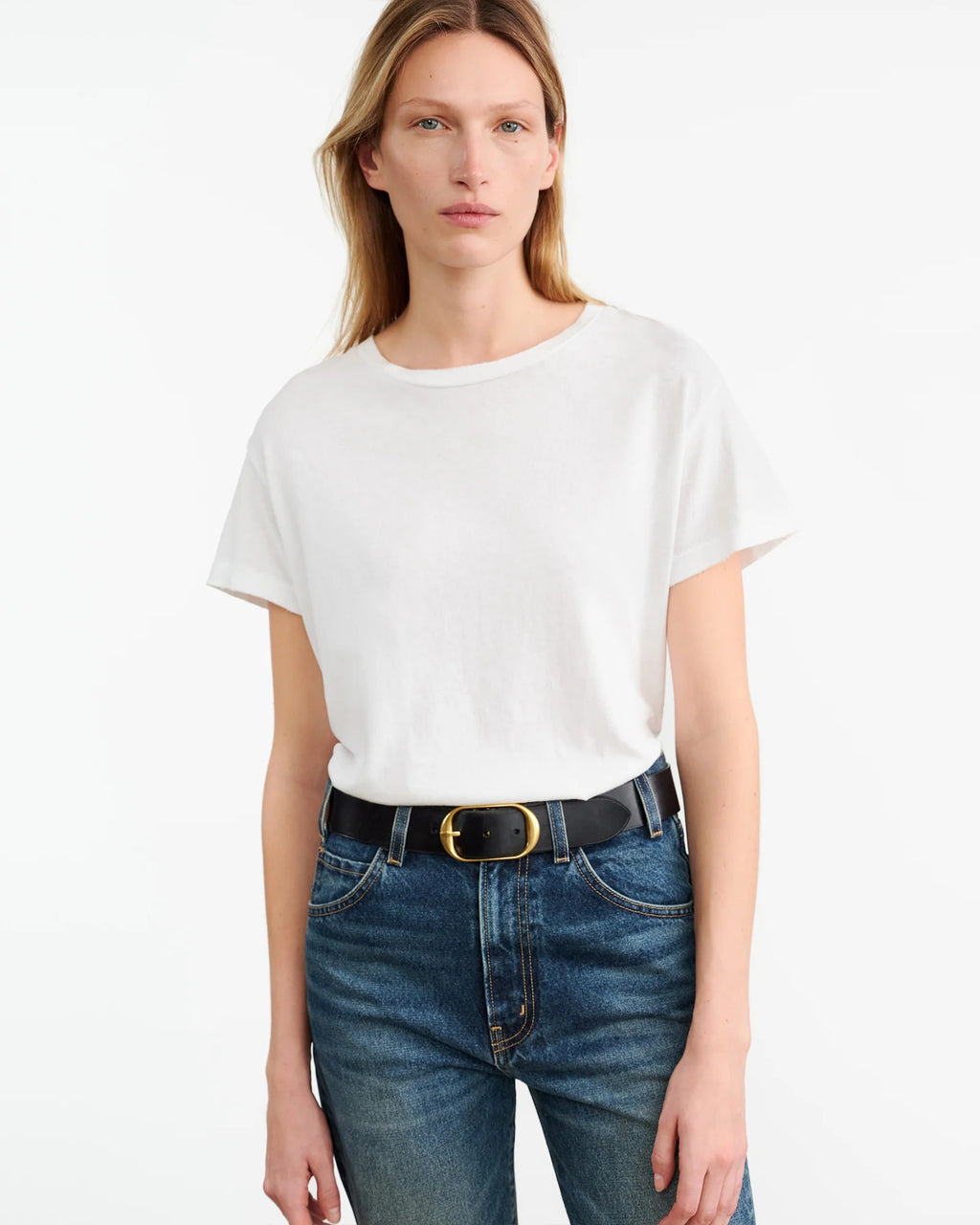 T-shirt Nili Lotan Brady Blanc | Podiums Nancy