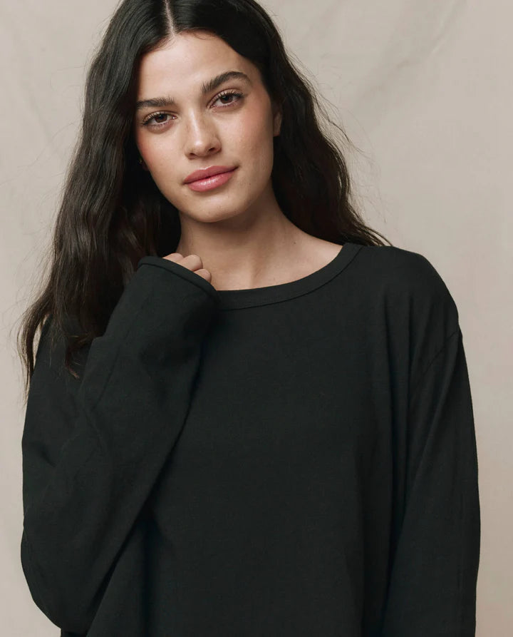 T-Shirt TheGreat. Long Sleeve Crop | Podiums Nancy