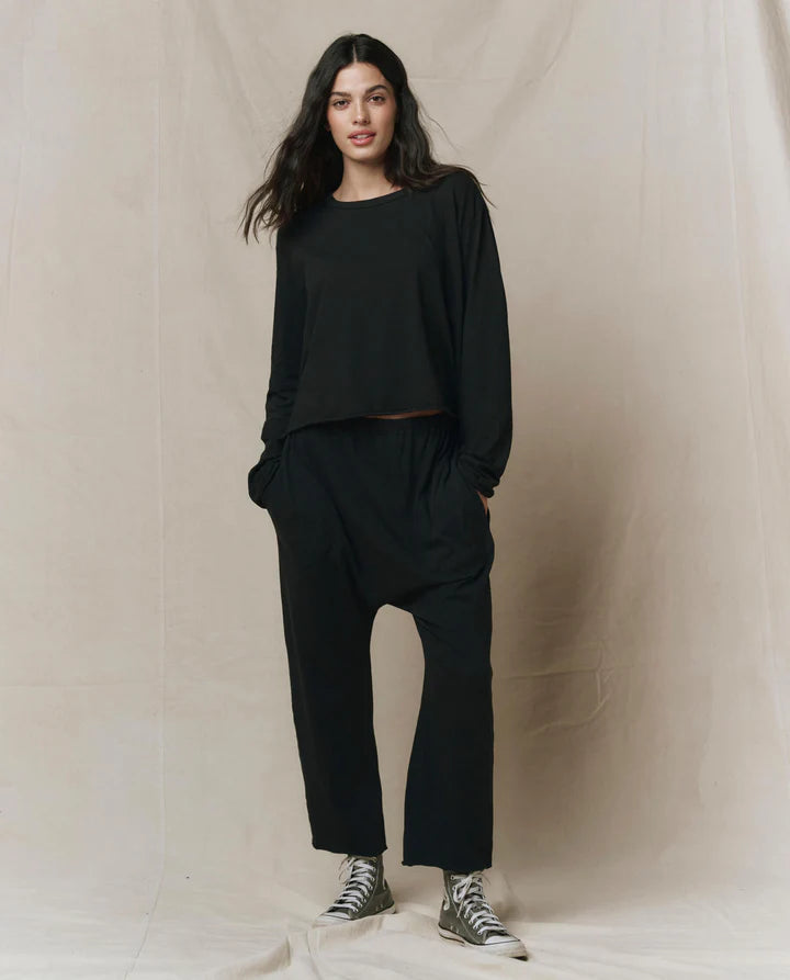 T-Shirt TheGreat. Long Sleeve Crop | Podiums Nancy