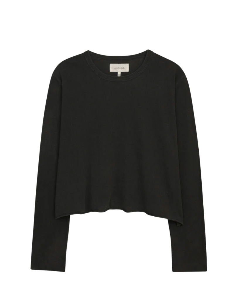 T-Shirt TheGreat. Long Sleeve Crop | Podiums Nancy
