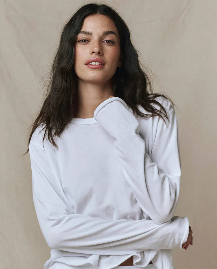 T-Shirt TheGreat. Long Sleeve Crop | Podiums Nancy