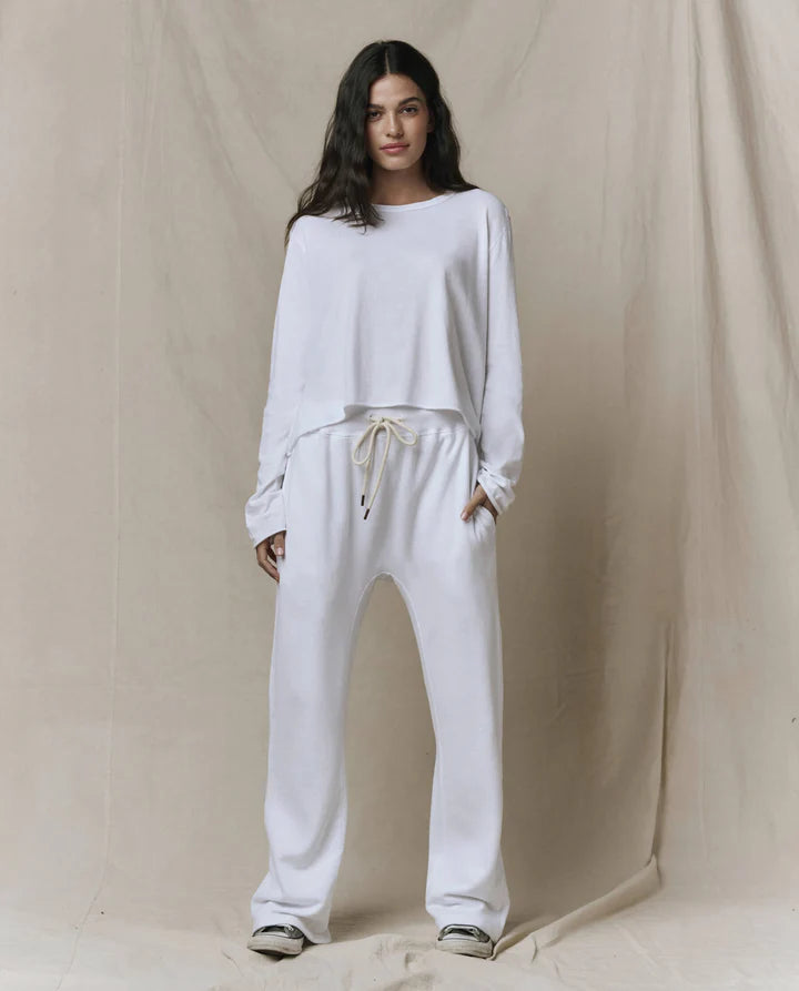 T-Shirt TheGreat. Long Sleeve Crop | Podiums Nancy