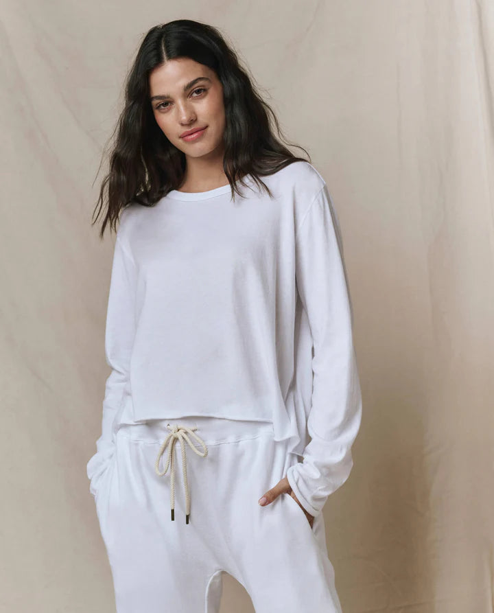 T-Shirt TheGreat. Long Sleeve Crop | Podiums Nancy