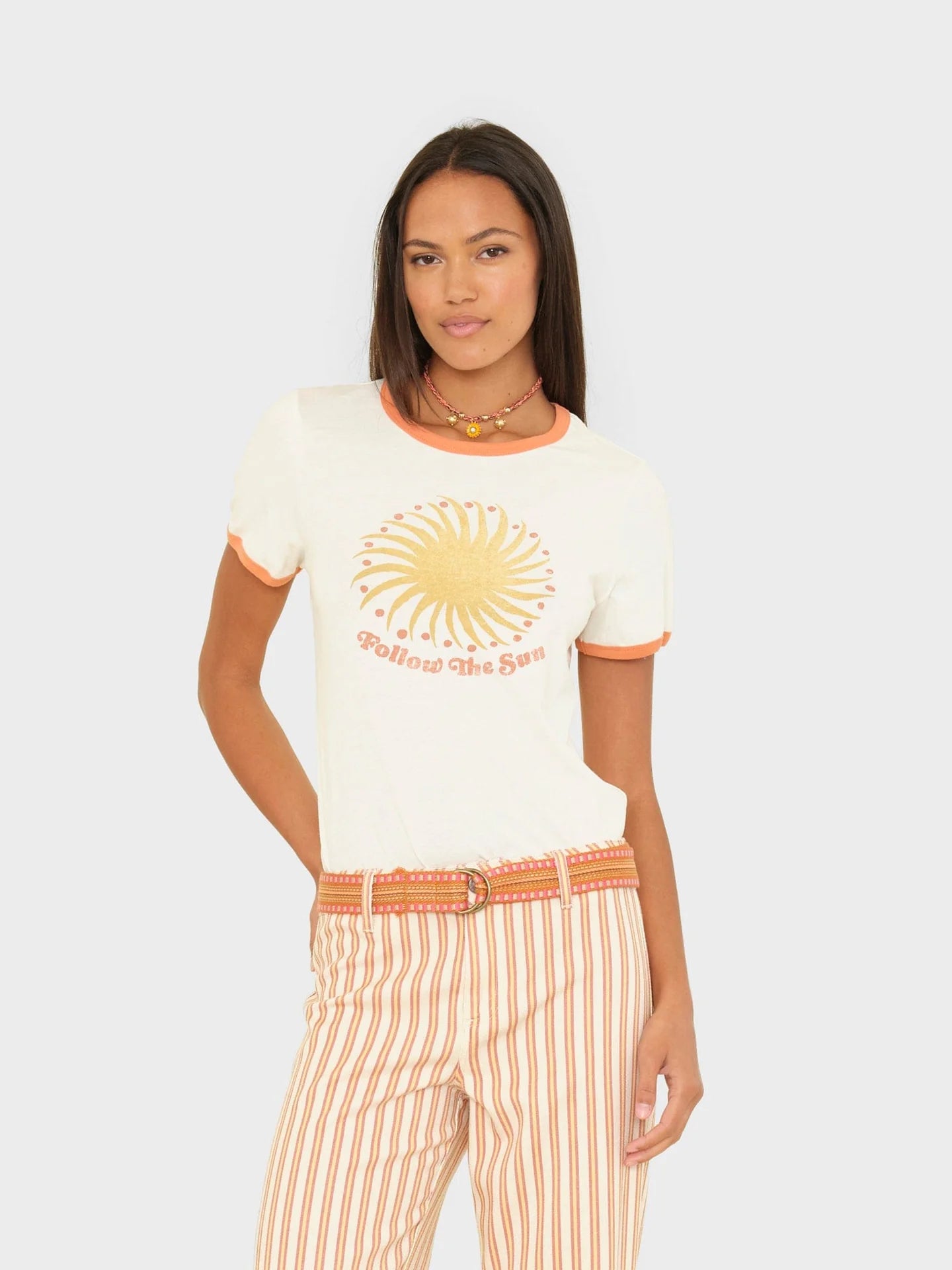 T-shirt Frankie Sunrise Jaune | Podiums Nancy