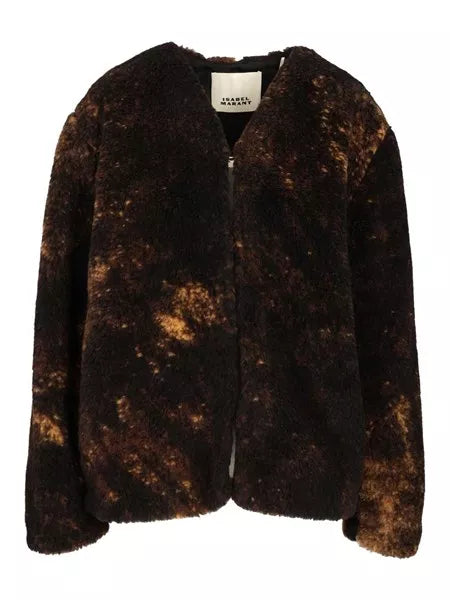 Veste Isabel Marant Agnela coffee