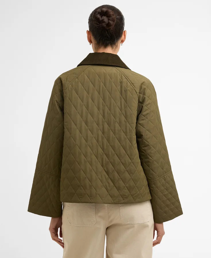 veste Barbour Kirby Quilted Ivy Green - PODIUMS NANCY