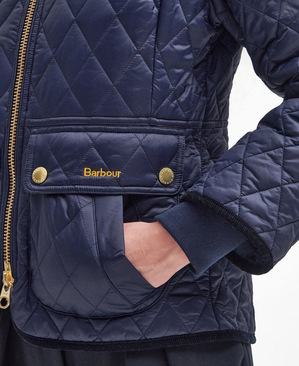 Veste Barbour Beadnell Fitted Navy | Podiums Nancy