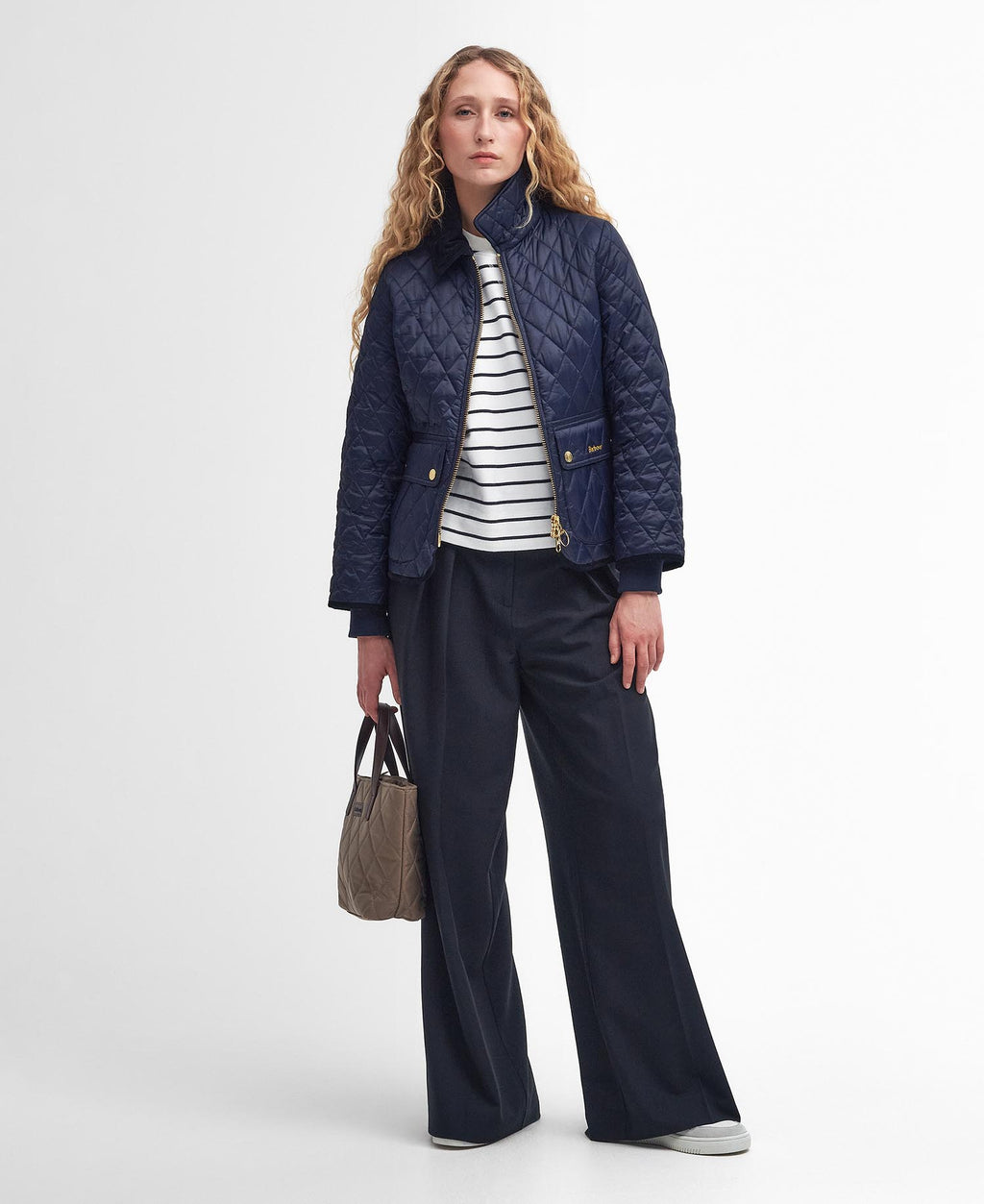 Veste Barbour Beadnell Fitted Navy | Podiums Nancy