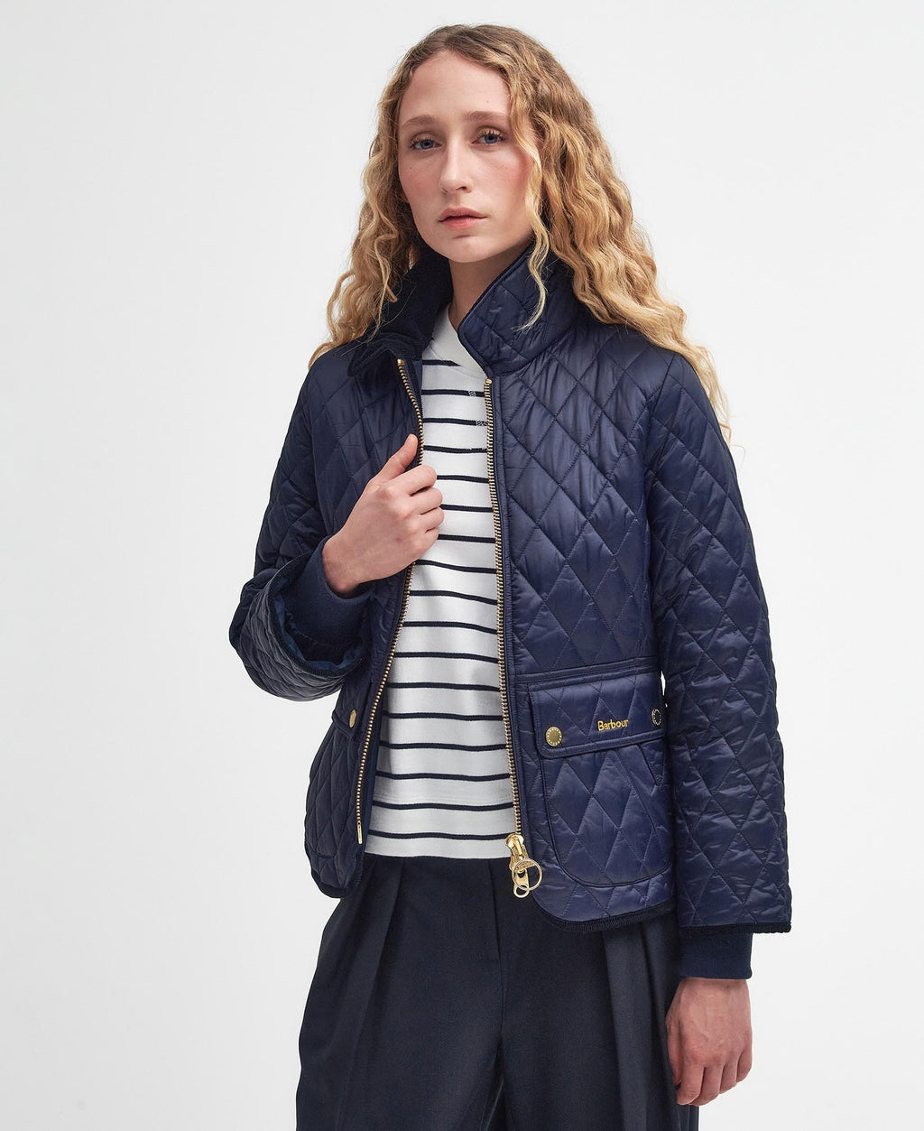Veste Barbour Beadnell Fitted Navy | Podiums Nancy