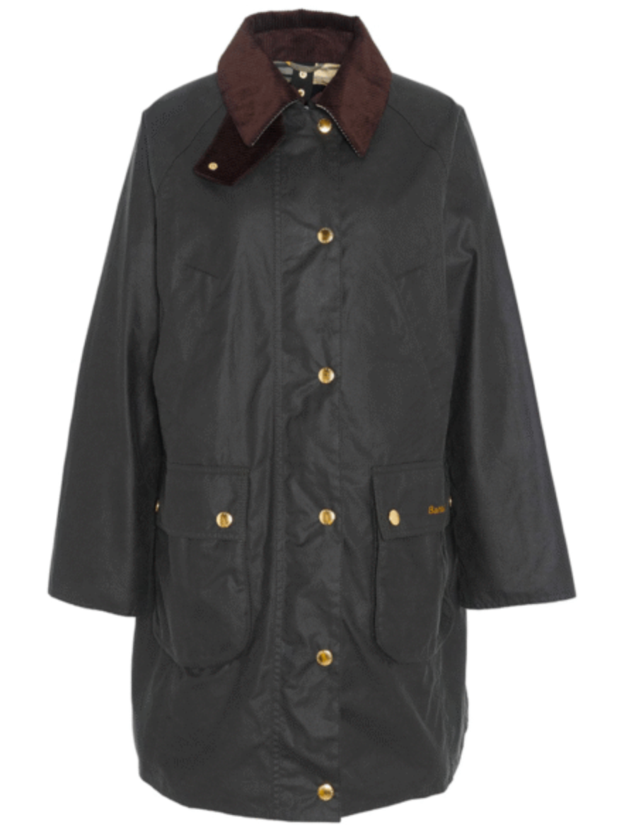 Veste Barbour Long Beadnell Wax Ancient Sage | Podiums Nancy
