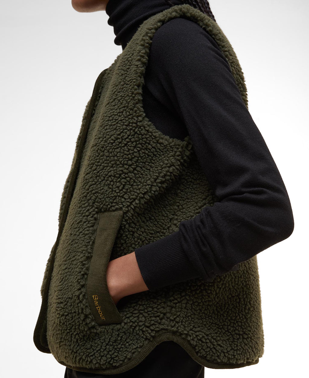 Gilet Barbour Luciana Fleece Olive | Podiums Nancy