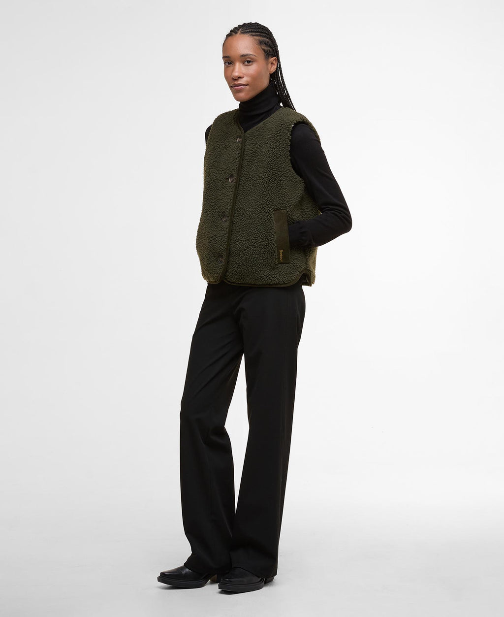 Gilet Barbour Luciana Fleece Olive | Podiums Nancy