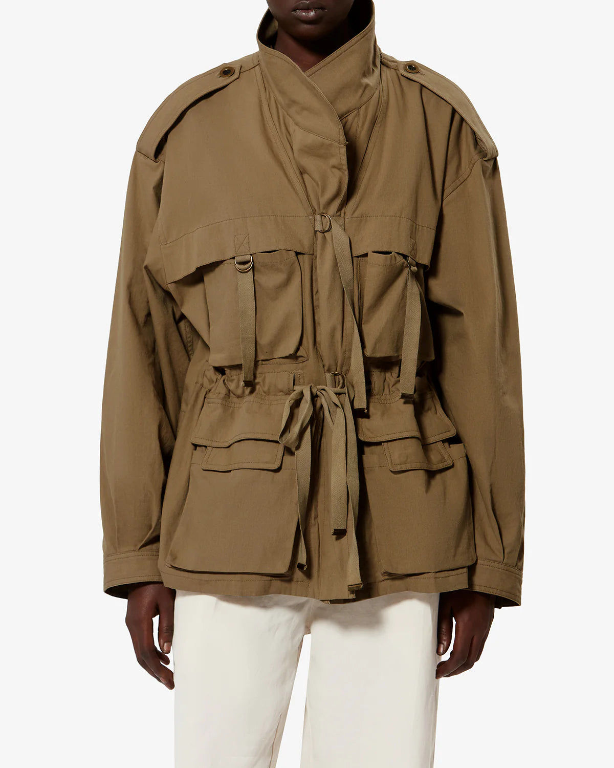 Veste Isabel Marant Beriza Kaki | Podiums Nancy