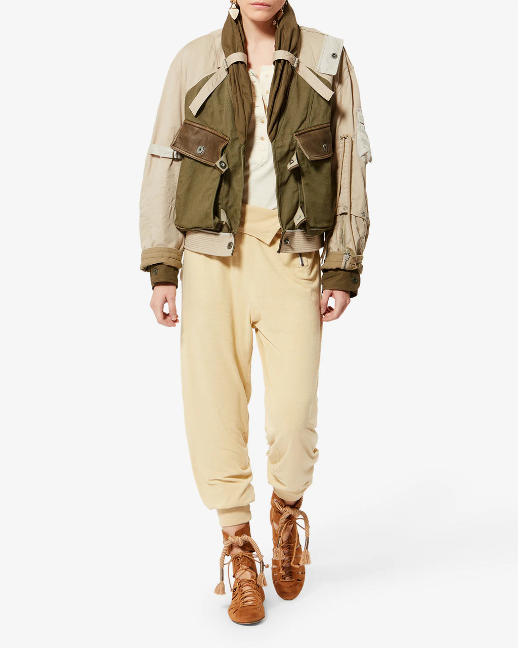 Veste Isabel Marant Julissa Kaki | Podiums Nancy