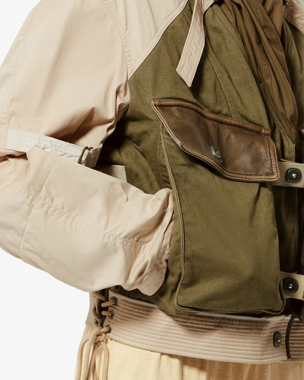 Veste Isabel Marant Julissa Kaki | Podiums Nancy