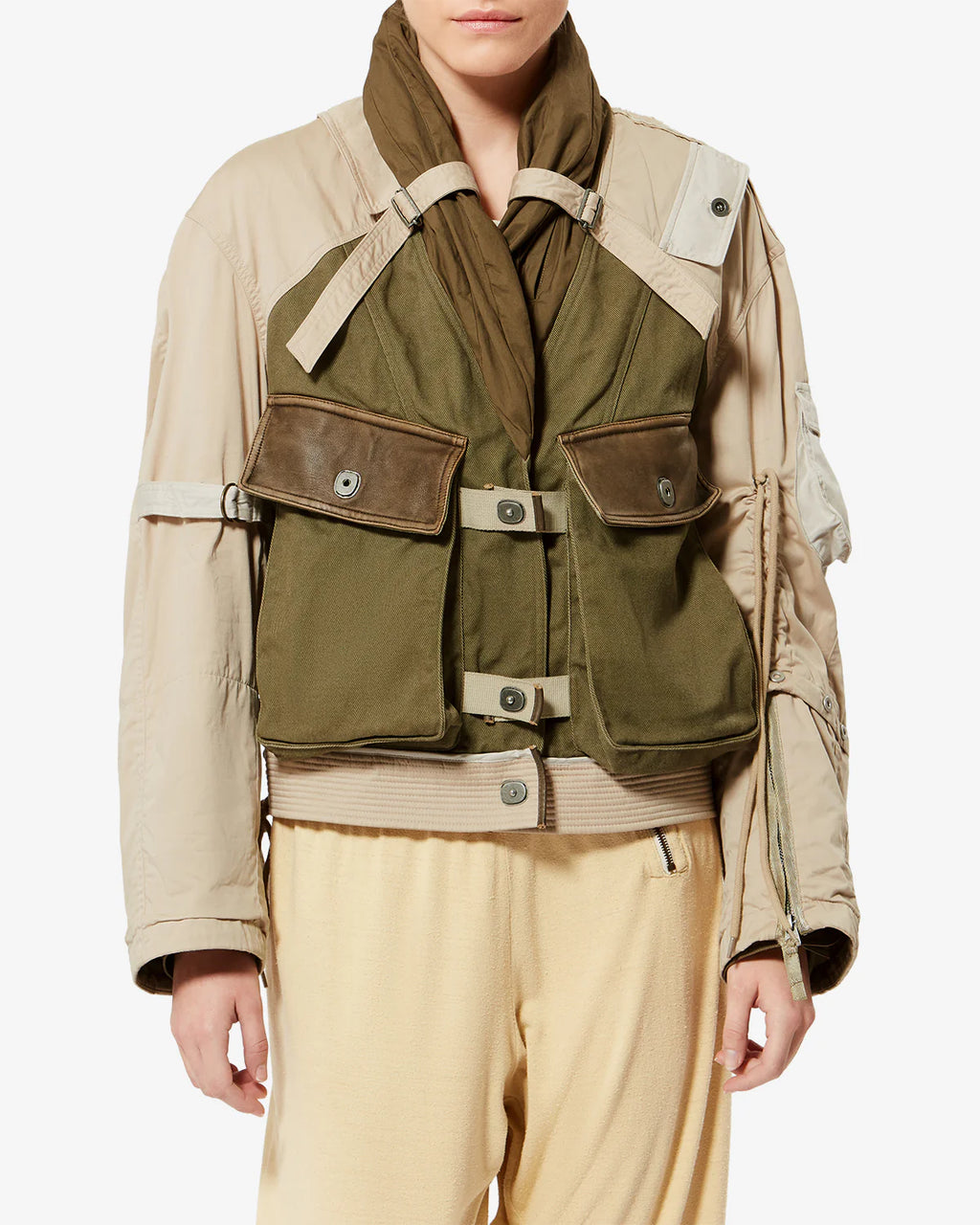 Veste Isabel Marant Julissa Kaki | Podiums Nancy