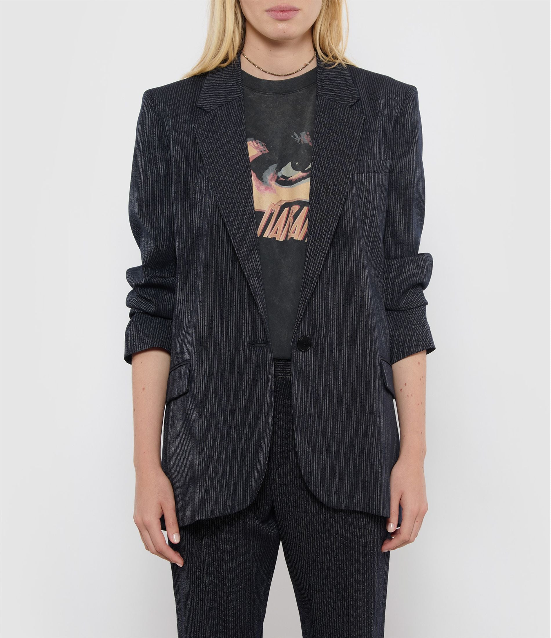 Veste Isabel Marant Omelia Noire | Podiums Nancy